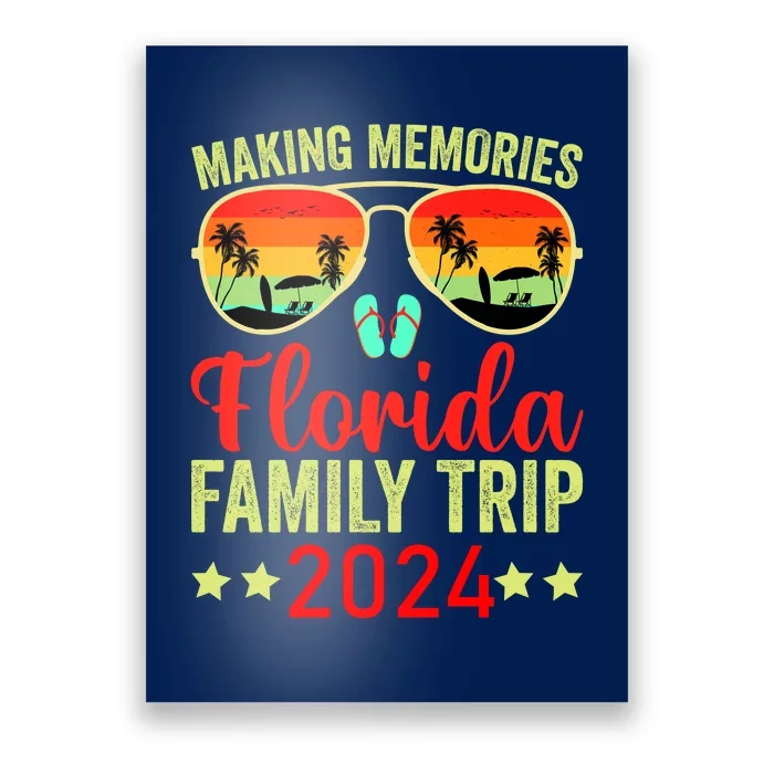 2024 Florida Family Trip Vacation Poster