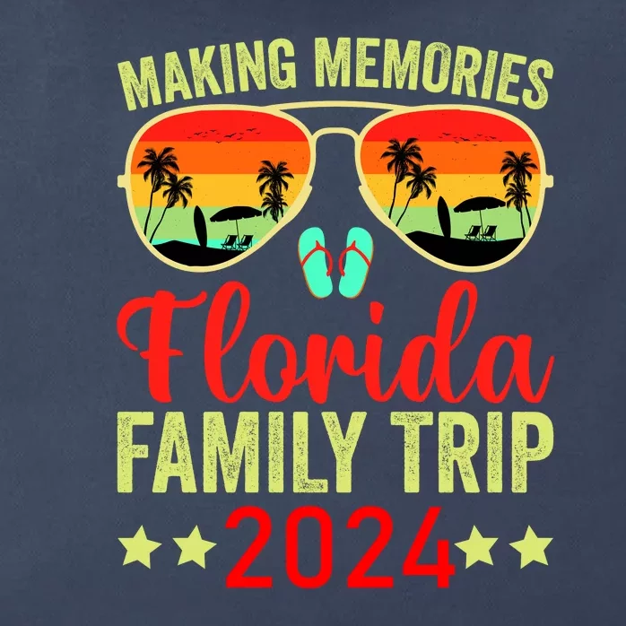 2024 Florida Family Trip Vacation Zip Tote Bag