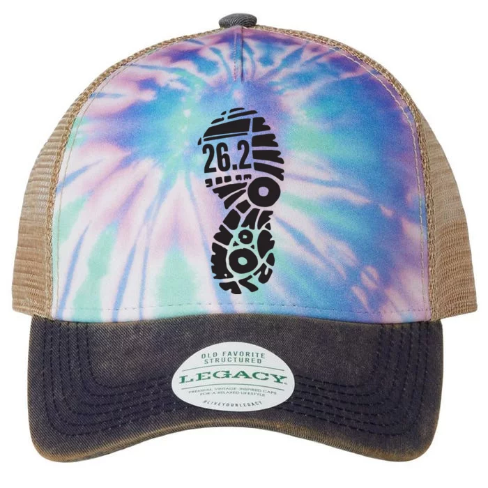 262 Full Marathon Runner Women Legacy Tie Dye Trucker Hat