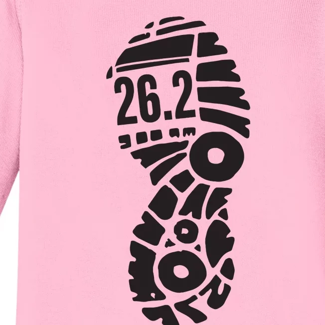 262 Full Marathon Runner Women Baby Long Sleeve Bodysuit