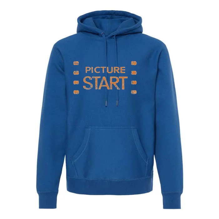 24fps Film Maker Motion Picture Crew Premium Hoodie