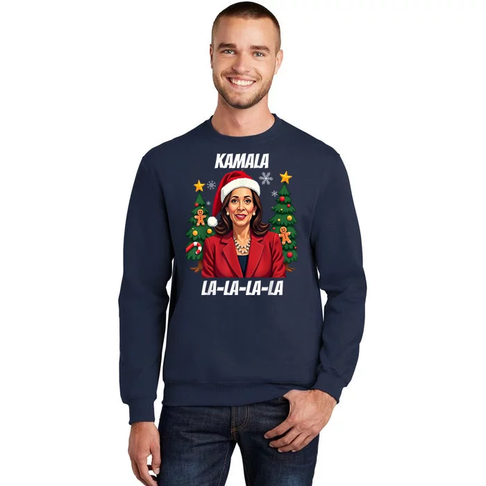 2024 Funny President Kamala Harris Christmas Tall Sweatshirt