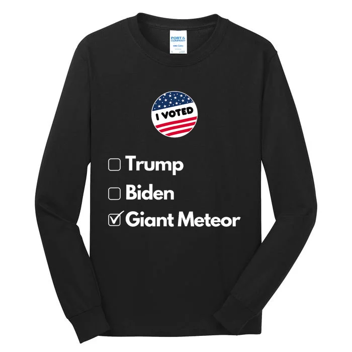 2024 Funny President Election Vote Tall Long Sleeve T-Shirt