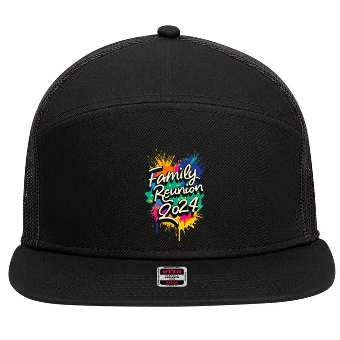 2024 Family Reunion Matching Group 7 Panel Mesh Trucker Snapback Hat