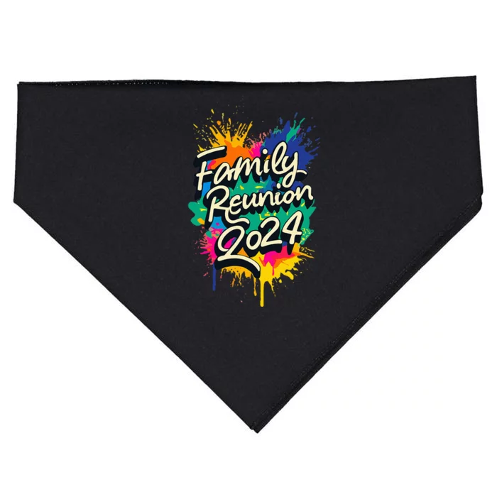 2024 Family Reunion Matching Group USA-Made Doggie Bandana