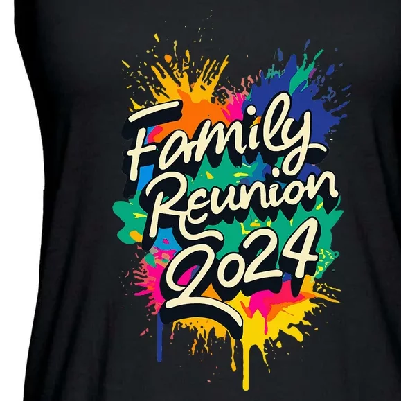 2024 Family Reunion Matching Group Ladies Essential Flowy Tank