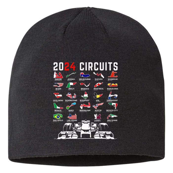 2024 Formula Racing Track Formula Race Formula Car Fan 8 1/2in Sustainable Knit Beanie