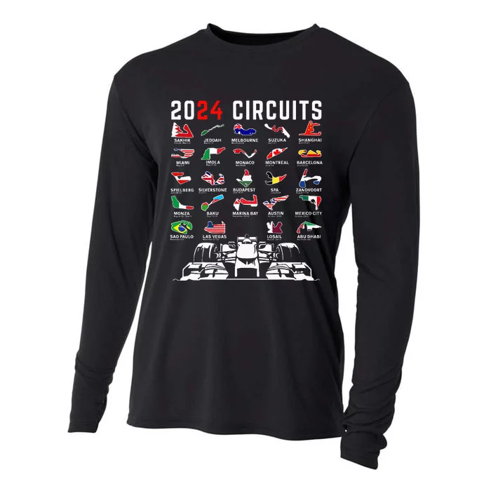 2024 Formula Racing Track Formula Race Formula Car Fan Cooling Performance Long Sleeve Crew