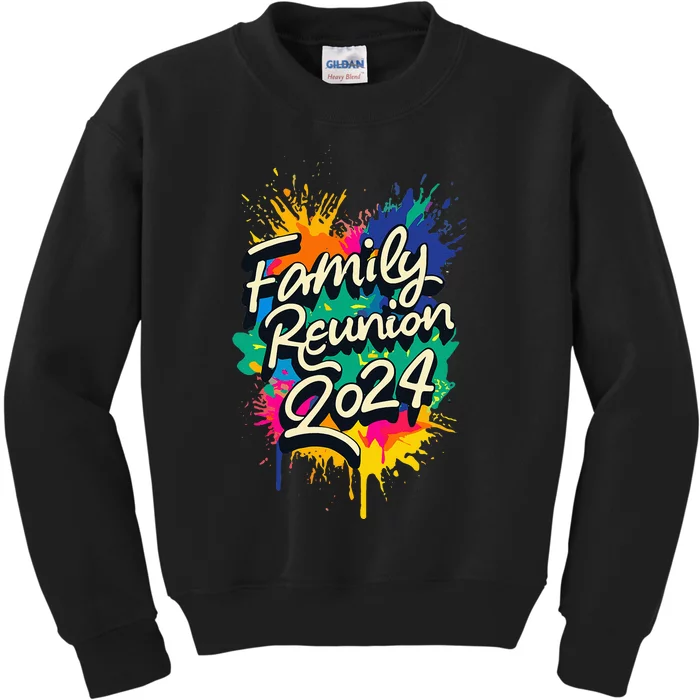 2024 Family Reunion Matching Group Kids Sweatshirt