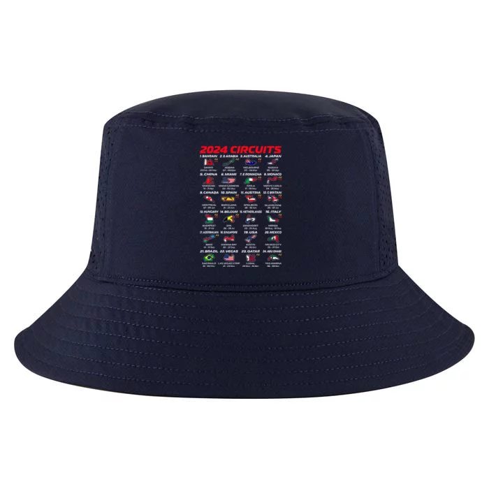 2024 Formula Racing Track Formula Race World Circuits 2024 Cool Comfort Performance Bucket Hat