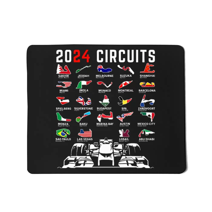 2024 Formula Racing Track Formula Race Formula Car Fan Mousepad