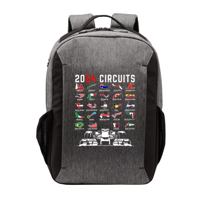 2024 Formula Racing Track Formula Race Formula Car Fan Vector Backpack