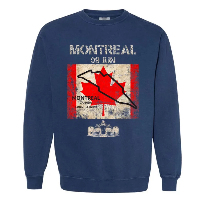 2024 Formula Racing Montreal Formula Race Formula Car Fan Garment-Dyed Sweatshirt