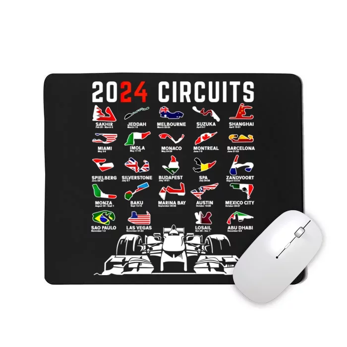 2024 Formula Racing Track Formula Race Formula Car Fan Gift Mousepad