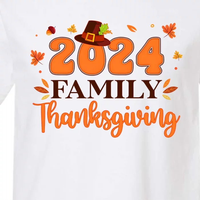 2024 Family Thanksgiving Fall Autumn Garment-Dyed Heavyweight T-Shirt