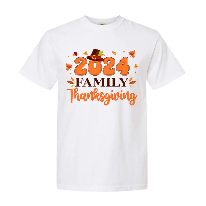 2024 Family Thanksgiving Fall Autumn Garment-Dyed Heavyweight T-Shirt