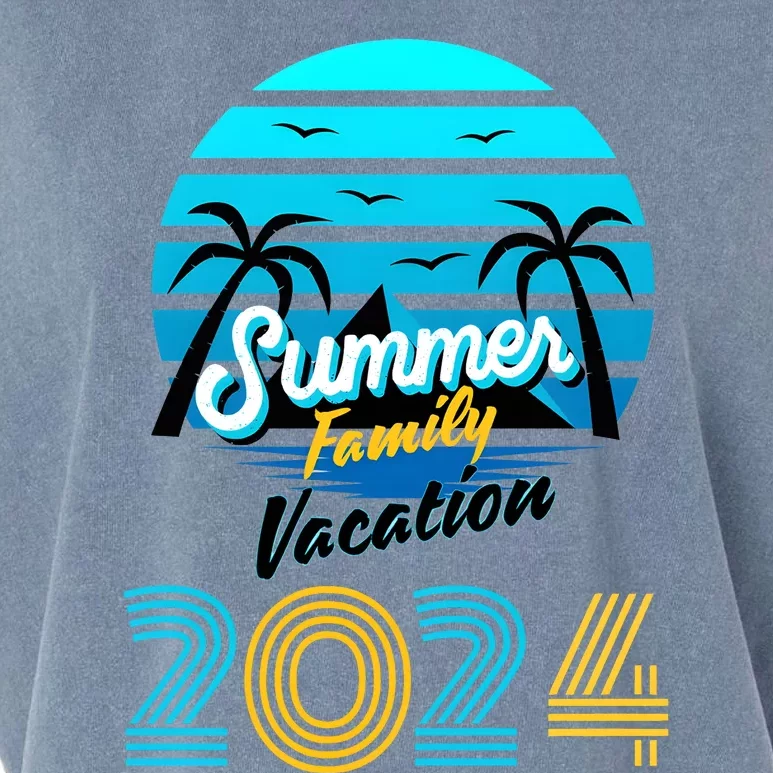 2024 Family Vacation Cruise Matching Trip Garment-Dyed Women's Muscle Tee