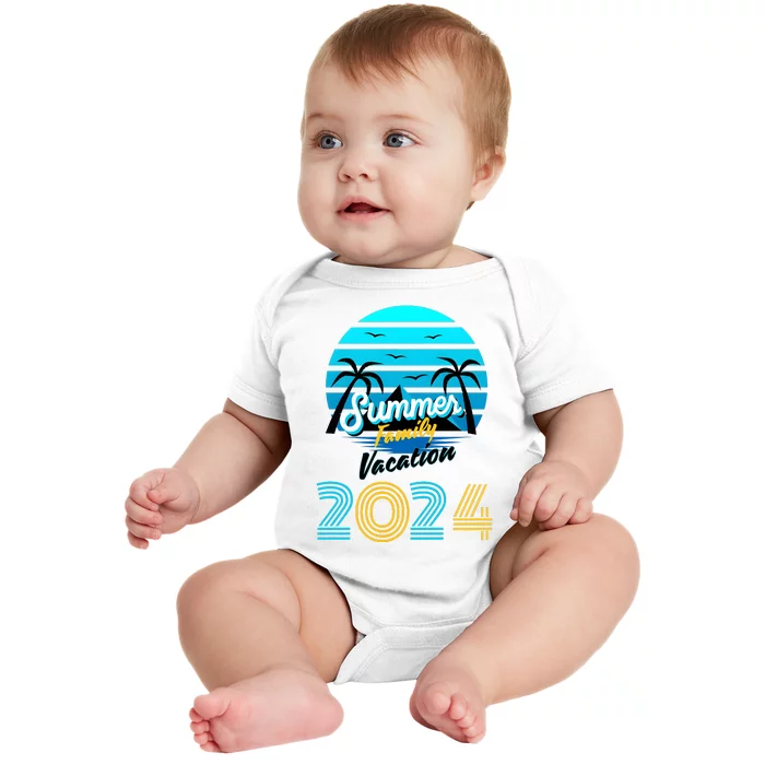 2024 Family Vacation Cruise Matching Trip Baby Bodysuit