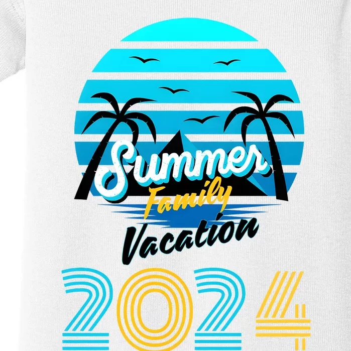 2024 Family Vacation Cruise Matching Trip Baby Bodysuit