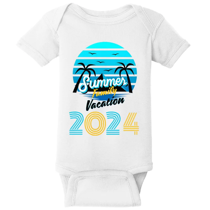 2024 Family Vacation Cruise Matching Trip Baby Bodysuit