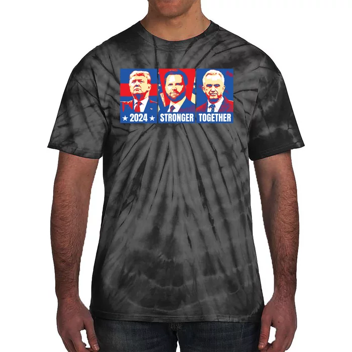 2024 Felon Weirdos Trump Vance Support Rfkj President Rally Tie-Dye T-Shirt