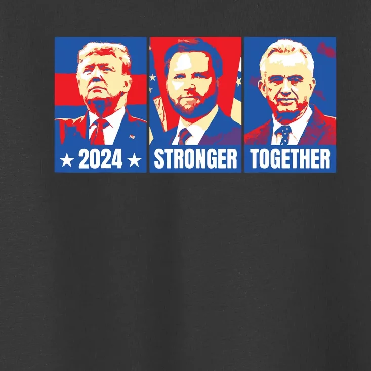 2024 Felon Weirdos Trump Vance Support Rfkj President Rally Toddler T-Shirt