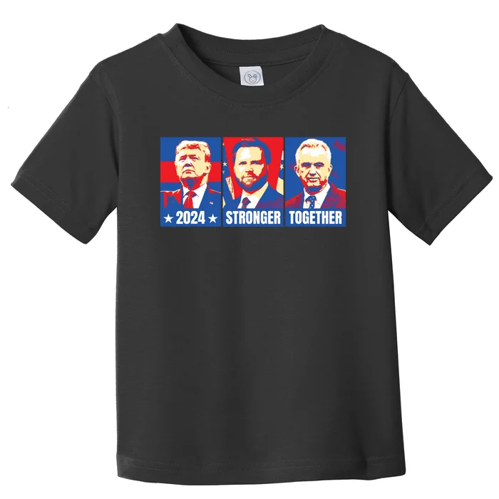 2024 Felon Weirdos Trump Vance Support Rfkj President Rally Toddler T-Shirt