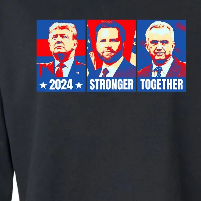 2024 Felon Weirdos Trump Vance Support Rfkj President Rally Cropped Pullover Crew