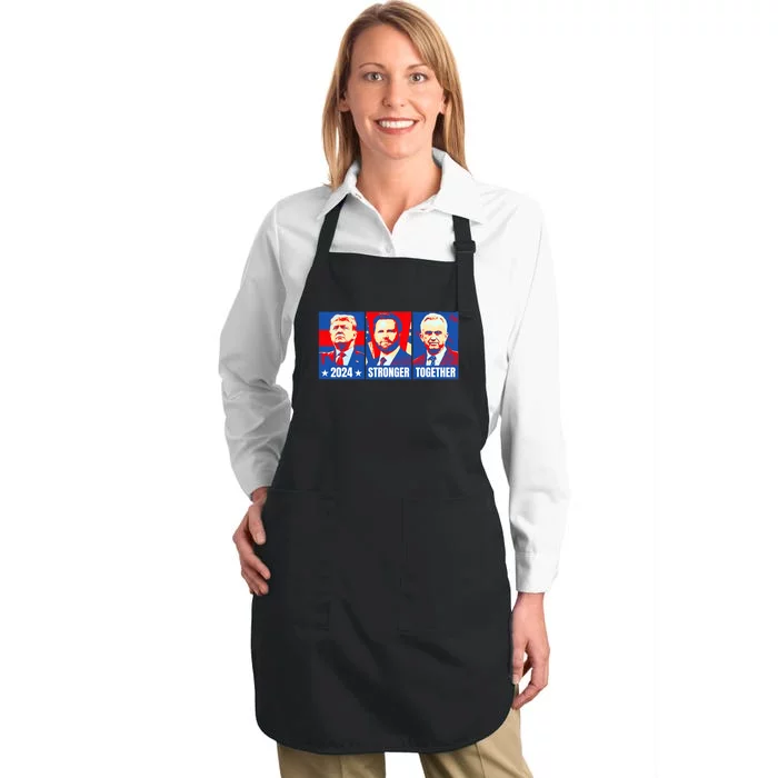 2024 Felon Weirdos Trump Vance Support Rfkj President Rally Full-Length Apron With Pocket