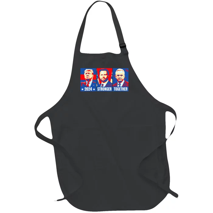 2024 Felon Weirdos Trump Vance Support Rfkj President Rally Full-Length Apron With Pocket