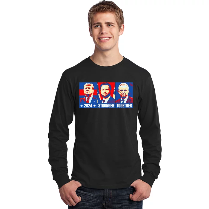 2024 Felon Weirdos Trump Vance Support Rfkj President Rally Long Sleeve Shirt