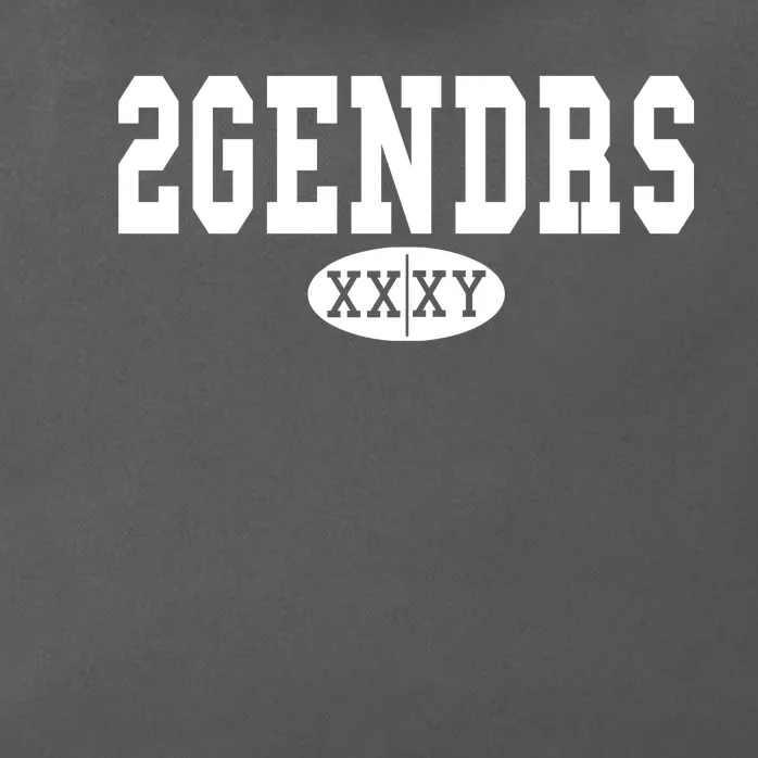 2 Genders Zip Tote Bag