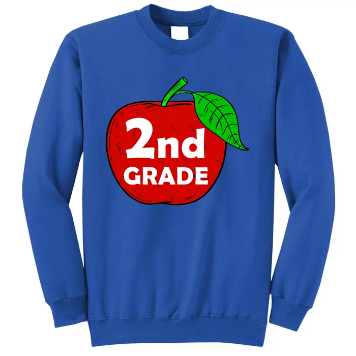 2Nd Grade Apple Teacher Gift Graphic Second Grade Gift Sweatshirt