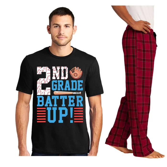 2nd Grade Back To School 2nd Grade Batter Up Baseball Pajama Set