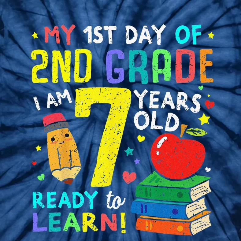 2nd Grade Back To First Day Of School Gift Tie-Dye T-Shirt