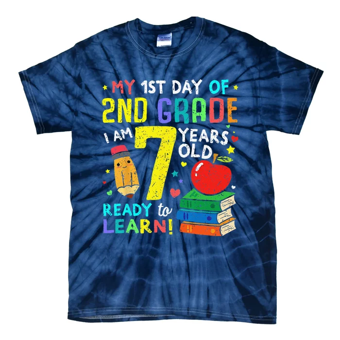 2nd Grade Back To First Day Of School Gift Tie-Dye T-Shirt