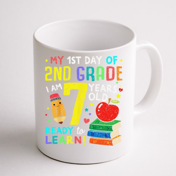 2nd Grade Back To First Day Of School Gift Front & Back Coffee Mug