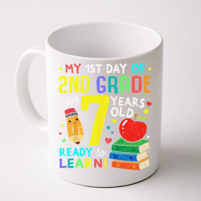 2nd Grade Back To First Day Of School Gift Front & Back Coffee Mug