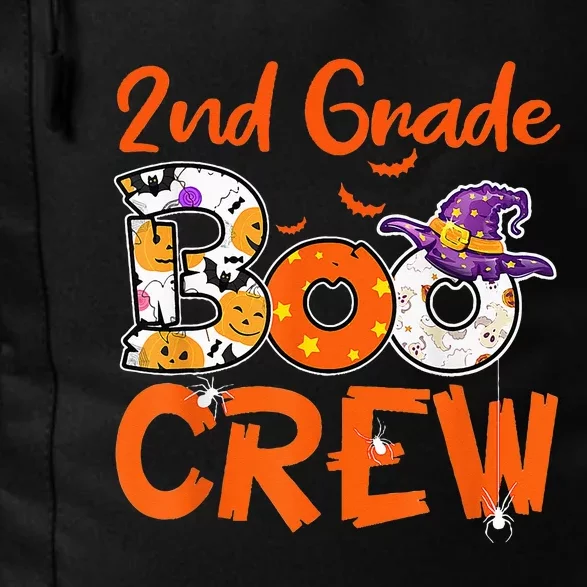 2nd Grade Boo Crew Halloween Gifts Teachers Students Costume Daily Commute Backpack