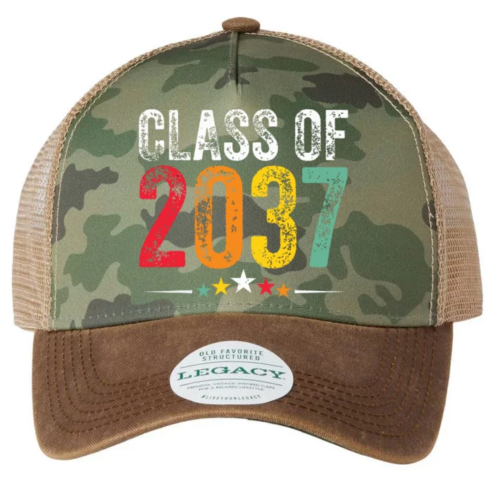 2037 Graduation Class Of 2037 Grow Legacy Tie Dye Trucker Hat