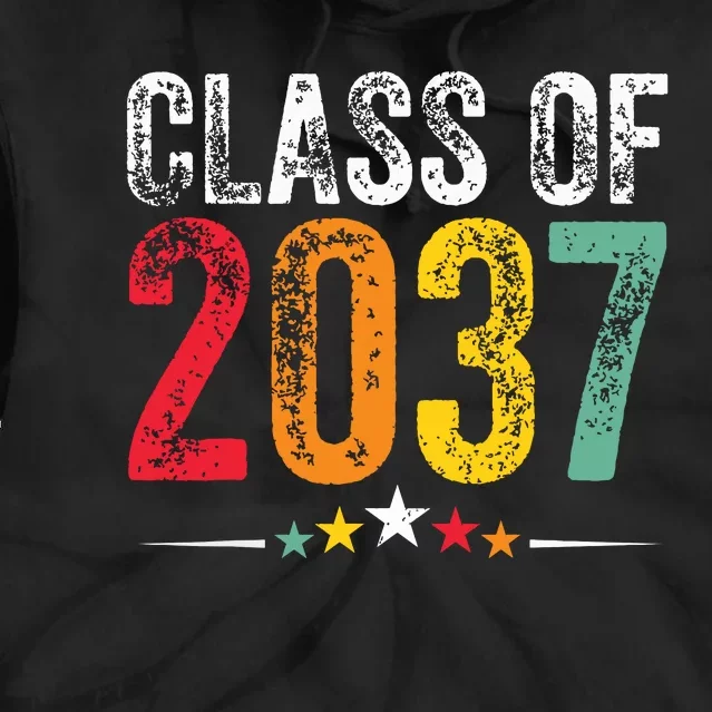 2037 Graduation Class Of 2037 Grow Tie Dye Hoodie