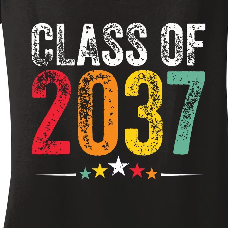 2037 Graduation Class Of 2037 Grow Women's V-Neck T-Shirt