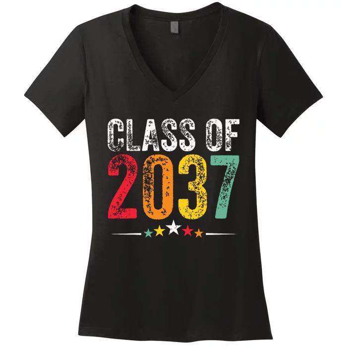 2037 Graduation Class Of 2037 Grow Women's V-Neck T-Shirt