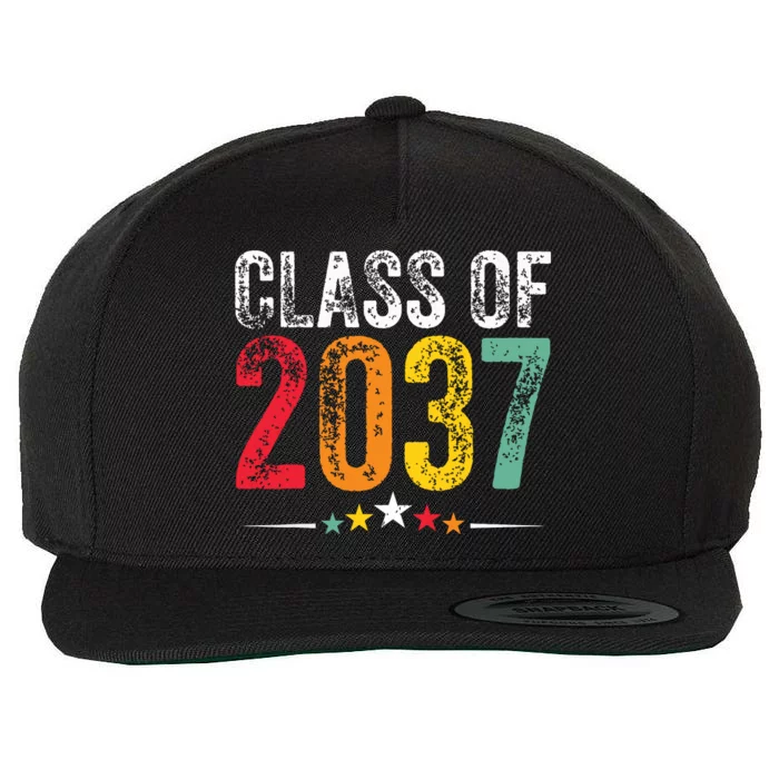 2037 Graduation Class Of 2037 Grow Wool Snapback Cap