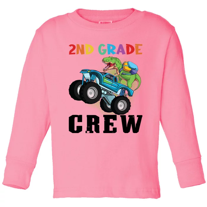 2Nd Grade Crew Second Grade Graduation Meaningful Gift Toddler Long Sleeve Shirt