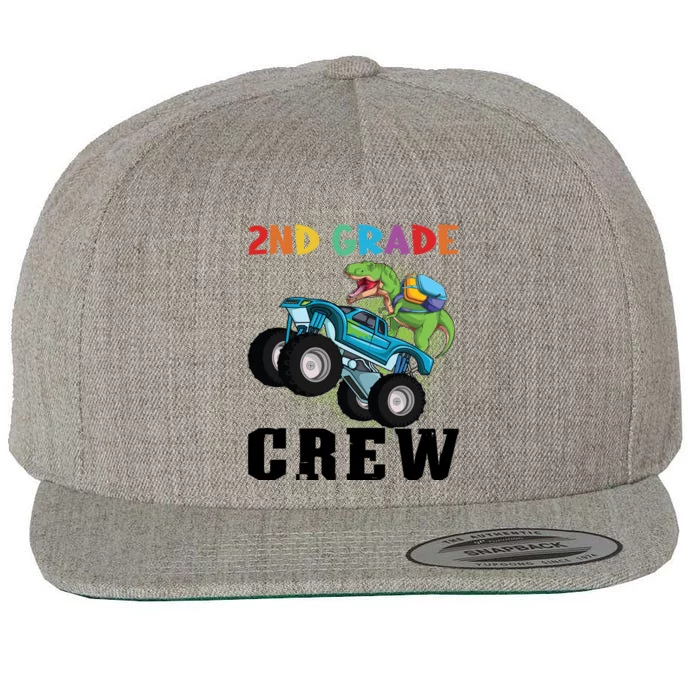 2Nd Grade Crew Second Grade Graduation Gift Wool Snapback Cap