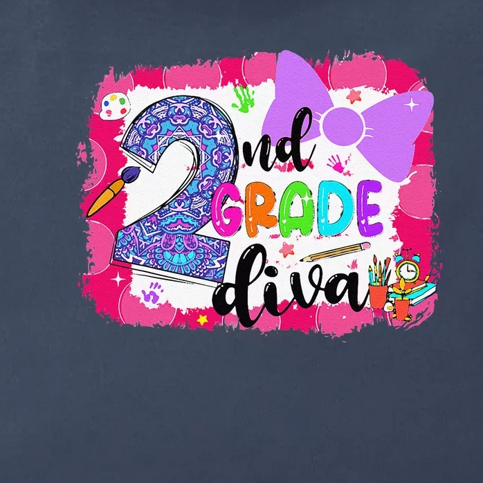 2nd Grade Diva First Day Of School Clothes Zip Tote Bag