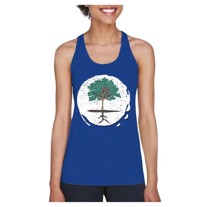 2funny Giftided Earth Day Is Every Day Global Warming Conservation Gift Women's Racerback Tank