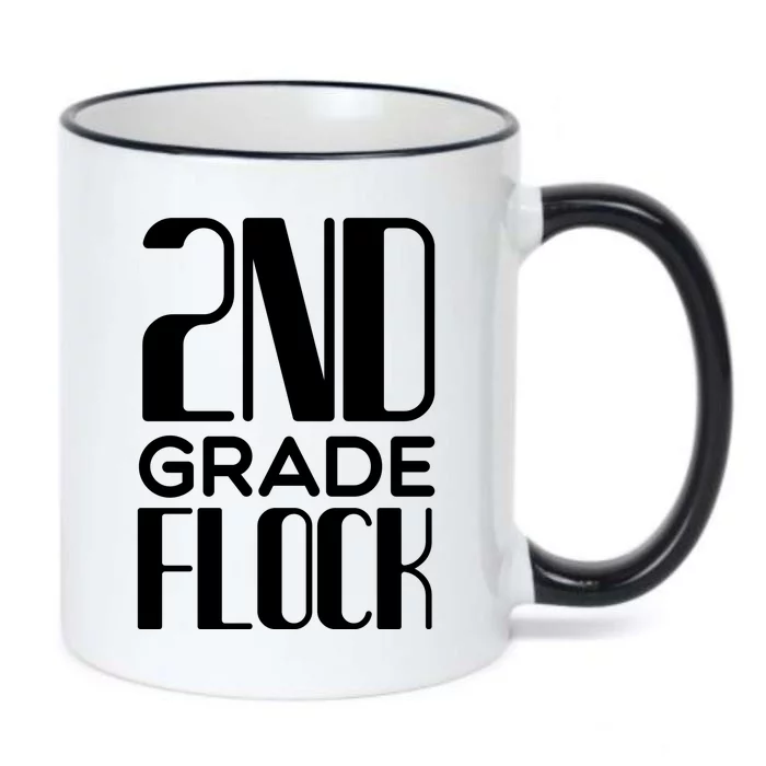 2nd Grade Flock Black Color Changing Mug