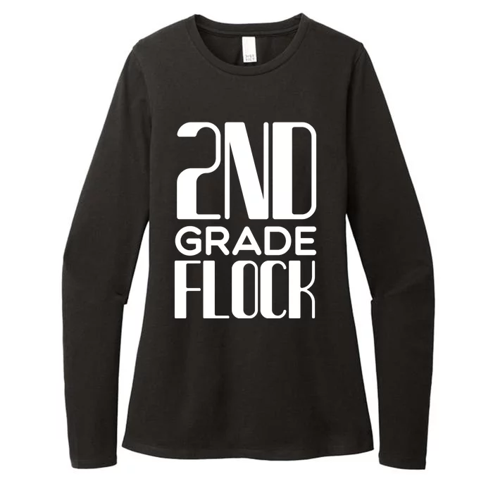 2nd Grade Flock Womens CVC Long Sleeve Shirt